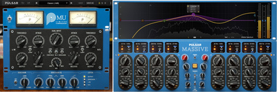 Pulsar Audio Massive and Mu garso priedai