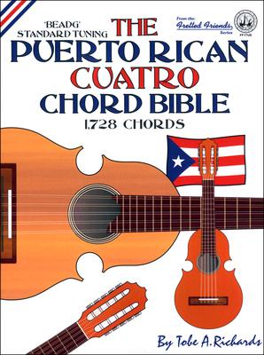 Cabot Books Publishing Puerto Rican Cuatro Chord Bibl tabulatūra