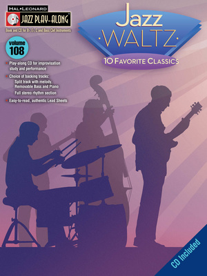 Hal Leonard Jazz Play-Along Jazz Waltz dainų knyga fleitai