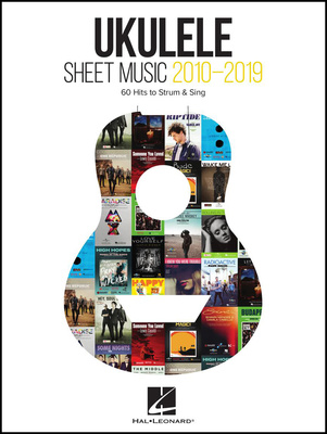 Hal Leonard Ukulele Sheet Music 2010-2019 ukulelės natų knyga