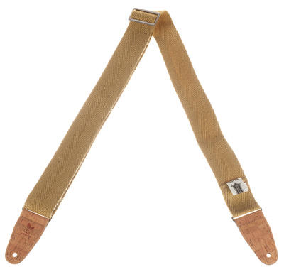 Levys Hemp Vegan Strap 2" Natural veganiškas diržas gitarai  
