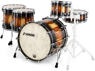 Sonor SQ2 1up2down Candy Black Burst premium klasės būgnų komplektas