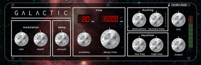 Cherry Audio Galactic Reverb garso efektų priedas  
