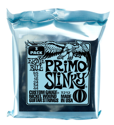 Ernie Ball Primo Slinky 3-pack 3212 elektrinės gitaros stygos