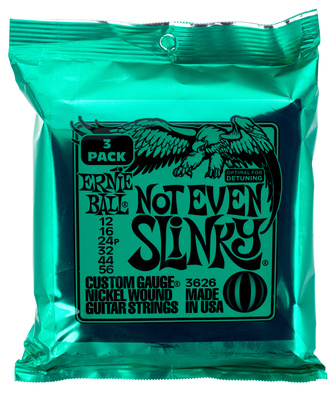 Ernie Ball Not Even Slinky 3-pack 3626 elektrinės gitaros stygos