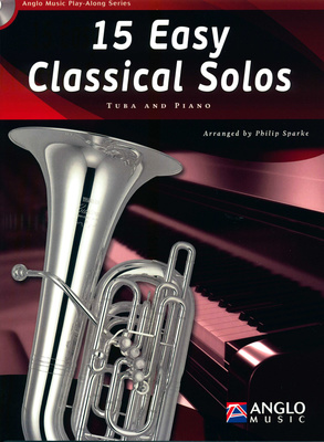 Anglo Music 15 Easy Classical Solos tuba dainų knyga