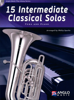 Anglo Music Intermed.Classical Solos Tuba dainų knyga tubai