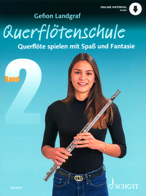 Schott Querflötenschule 2 fleitos mokomoji medžiaga