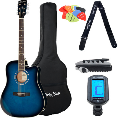 Harley Benton D-120CE TB akustinė gitarų rinkinys