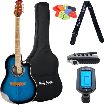Harley Benton HBO-600TB akustinė roundback gitara