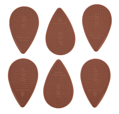 D-Grip Picks Balkan Form Nylon Brown 0,90 mediatorius