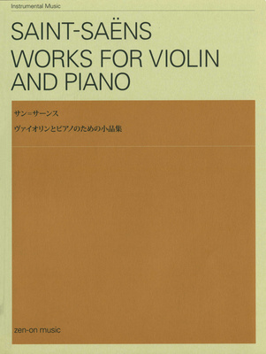 Zen-On Saint-Saëns Works smuiko ir fortepijono natos