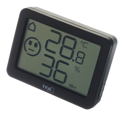 TFA Digital Thermo-Hygrometer BK higrometras ir termometras