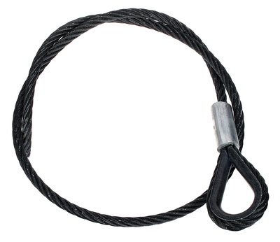 Stairville Steelwire Safety 100cm/8mm Bk saugos trosas