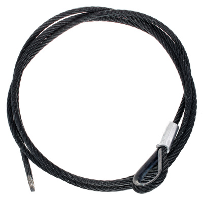 Stairville Steelwire Safety 300cm/8mm Bk saugos trosas