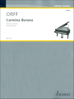 Schott Orff Carmina Burana fortepijoninė literatūra