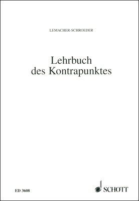 Schott Lehrbuch des Kontrapunktes muzikos teorijos knyga