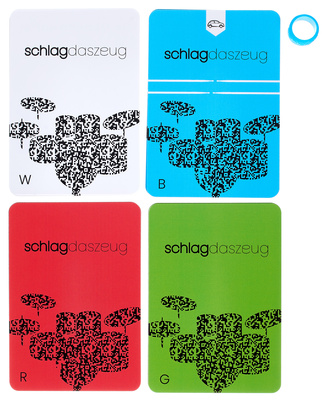 Schlag das Zeug Spielkarten-Set Level 4 mokomasis būgnų rinkinys