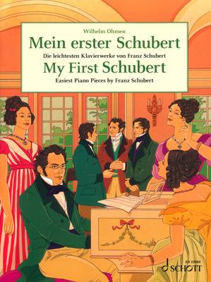 Schott Mein erster Schubert klasikinė fortepijono literatūra
