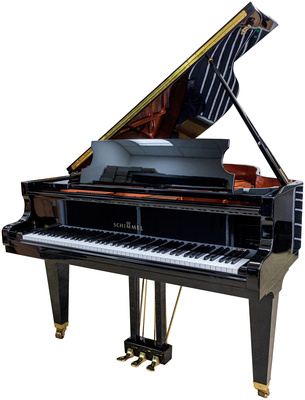 Schimmel Grand Piano naudotas juodas fortepijonas