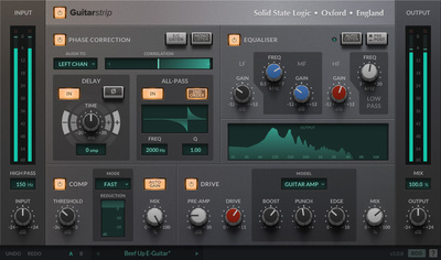 SSL Guitarstrip garso efektų programinė įranga