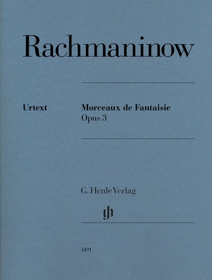 Henle Verlag Rachmaninow Morceaux opus 3 klasikinė fortepijono literatūra