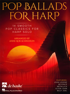 De Haske Pop Ballads for Harp arfos giesmynas