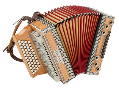 Strasser Professional G/C/F/Bb Cherry diatoninė armonikėlė  