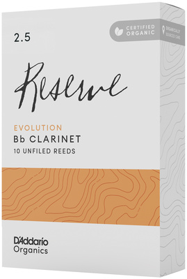 DAddario Woodwinds Organic Reserve Evo CLAR 2.5 Bb klarneto liežuvėlis