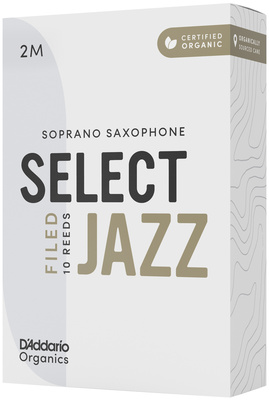 DAddario Woodwinds Organic Sel. Jazz Filed SOP 2M soprano saksofono liežuvėliai
