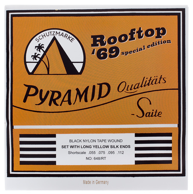 Pyramid 648 Rooftop plokščios bosinės gitaros stygos  