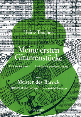 Ricordi Meine ersten Gitarrenstücke 2 klasikinės gitaros literatūra