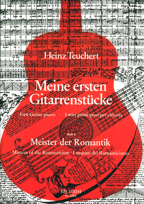 Ricordi Meine ersten Gitarrenstücke 4 klasikinės gitaros literatūra