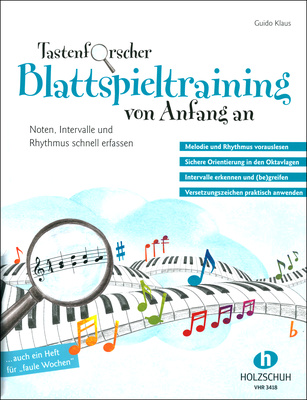 Holzschuh Verlag Tastenforscher Blattspiel fortepijono literatūra pažengusiems