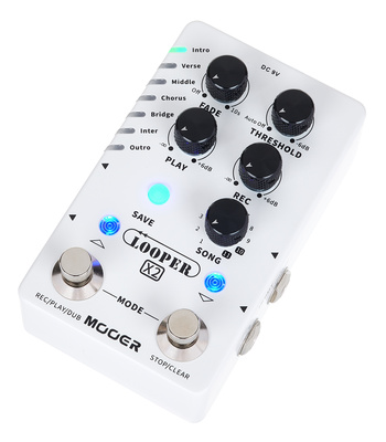 Mooer Stereo Looper X2 B-Stock looper pedalas