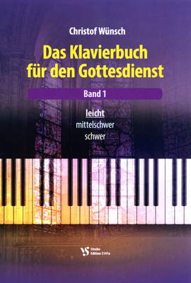 Strube Verlag Klavierbuch Gottesdienst 1 fortepijono knyga