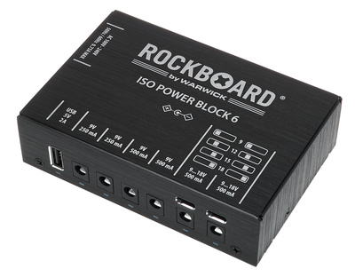 Rockboard ISO Power Block V6 IEC gitarų efektų maitinimo šaltinis