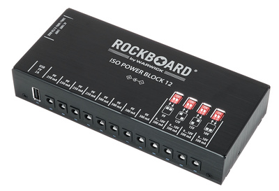 Rockboard ISO Power Block V12 IEC gitarų efektų maitinimo šaltinis  