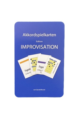 ASK Akkordspielkarten Improvisatio akordų žaidimo kortos