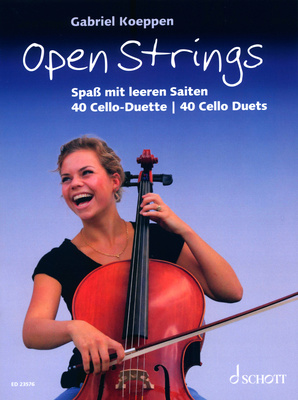Schott Open Strings dainų knygos violončelei
