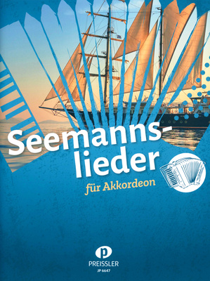 Musikverlag Preissler Seemannslieder akordeono natų knyga