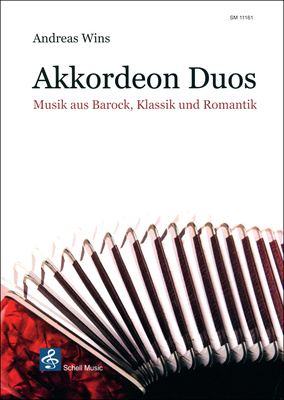 Schell Music Akkordeon Duos Klassik akordeono natų knyga