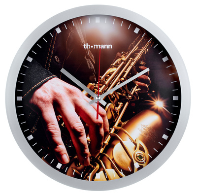 Thomann Wall Clock Saxophone sieninis laikrodis