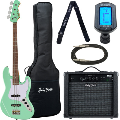 Harley Benton JB-62CC SFG bosinių gitarų komplektas