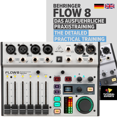 Behringer Flow 8 Lernkurs komplektas skaitmeninis mikšeris