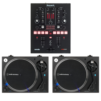 Numark Scratch LP140 Black Bundle