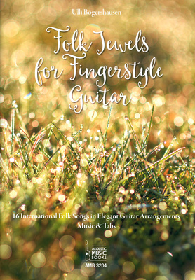 Acoustic Music Books Folk Jewels Fingerstyle Guitar dainų knyga gitarai