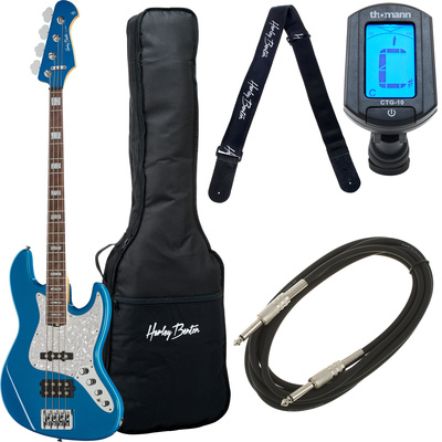 Harley Benton Enhanced MJ-4EB Lake Bl bosinė gitara