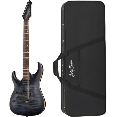 Harley Benton Amarok 6 LH BKNT Flame kairiarankė elektrinė gitara