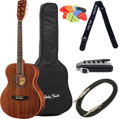 Harley Benton CG-45E Natural liaudiška akustinė gitara komplektas